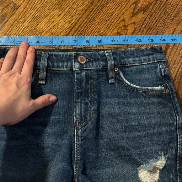 Hudson | Distressed Gemma Denim Shorts Sz 25