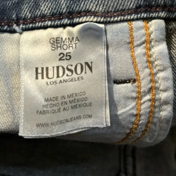 Hudson | Distressed Gemma Denim Shorts Sz 25