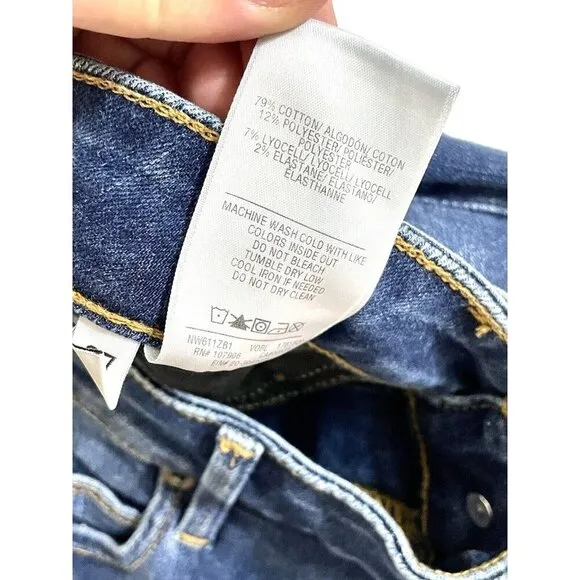 HUDSON Jeans Blue Jean Shorts Women's Viceroy Bermuda Shorts Sz 27 $145 NWT