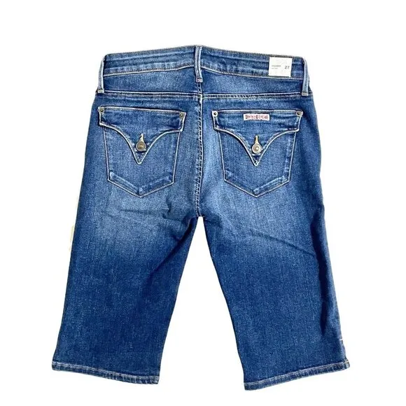 HUDSON Jeans Blue Jean Shorts Women's Viceroy Bermuda Shorts Sz 27 $145 NWT