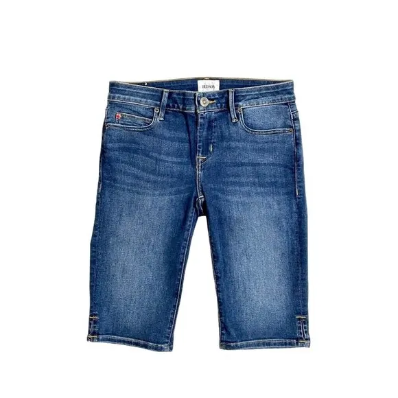 HUDSON Jeans Blue Jean Shorts Women's Viceroy Bermuda Shorts Sz 27 $145 NWT