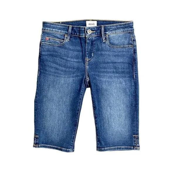 HUDSON Jeans Blue Jean Shorts Women's Viceroy Bermuda Shorts Sz 27 $145 NWT