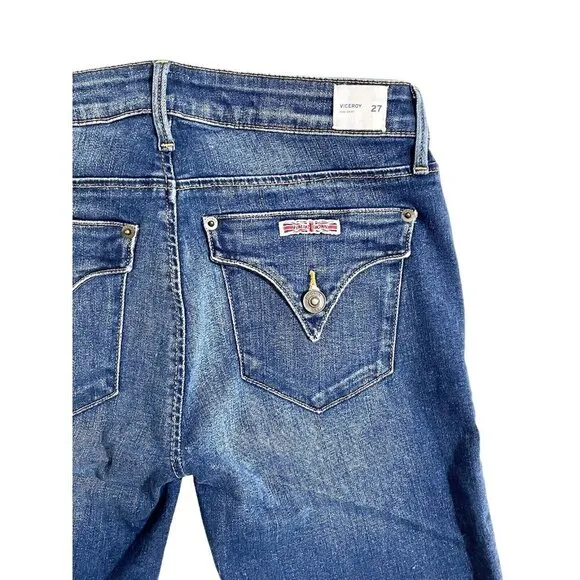 HUDSON Jeans Blue Jean Shorts Women's Viceroy Bermuda Shorts Sz 27 $145 NWT