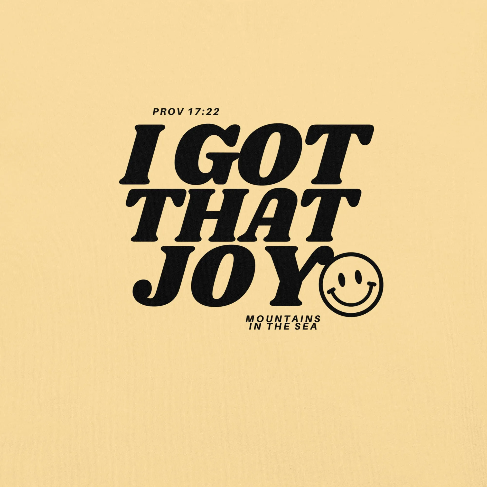 I Got That Joy tee (yellow)