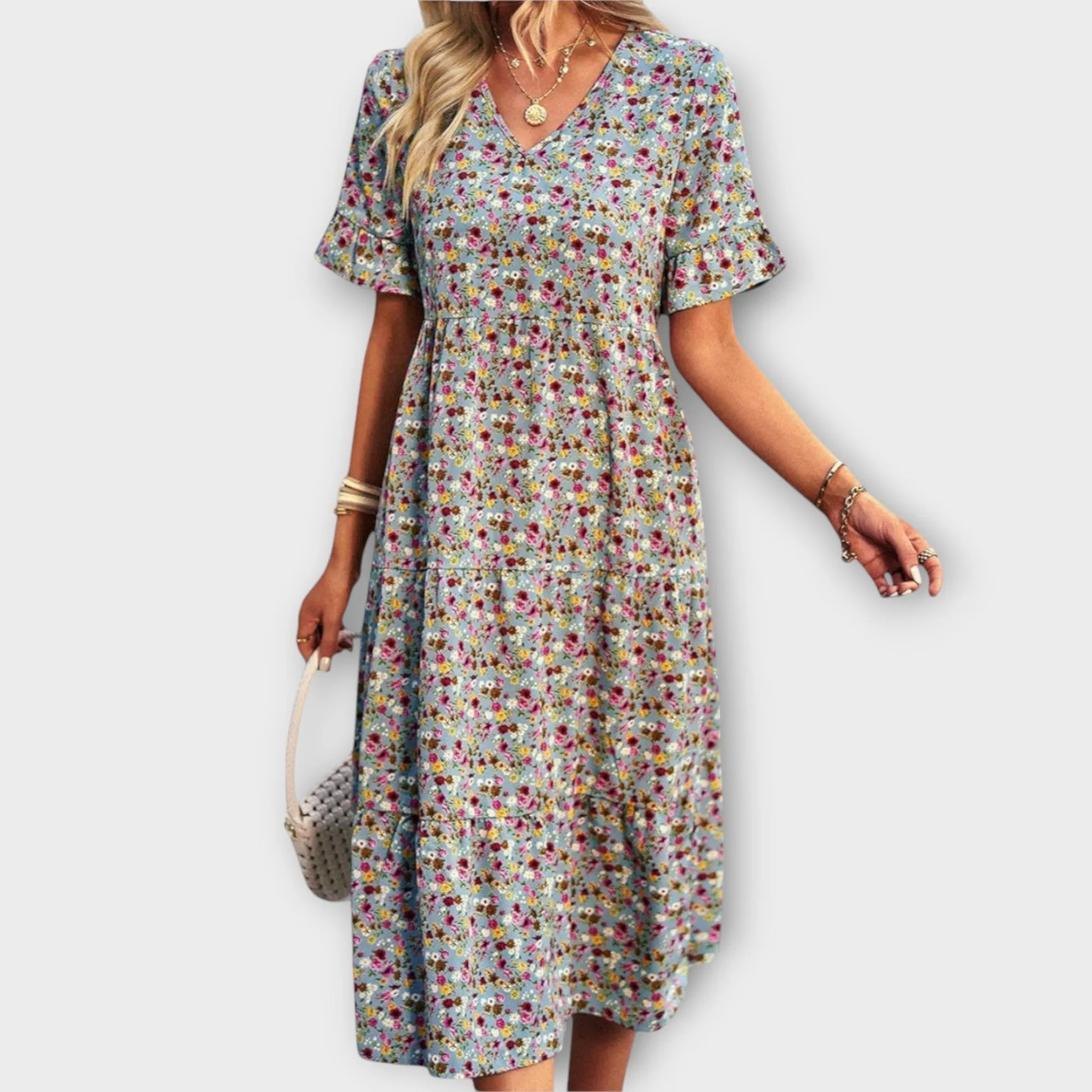 Imogen - Floral Midi Dress