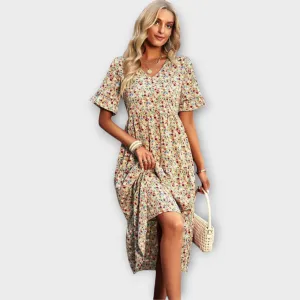 Imogen - Floral Midi Dress