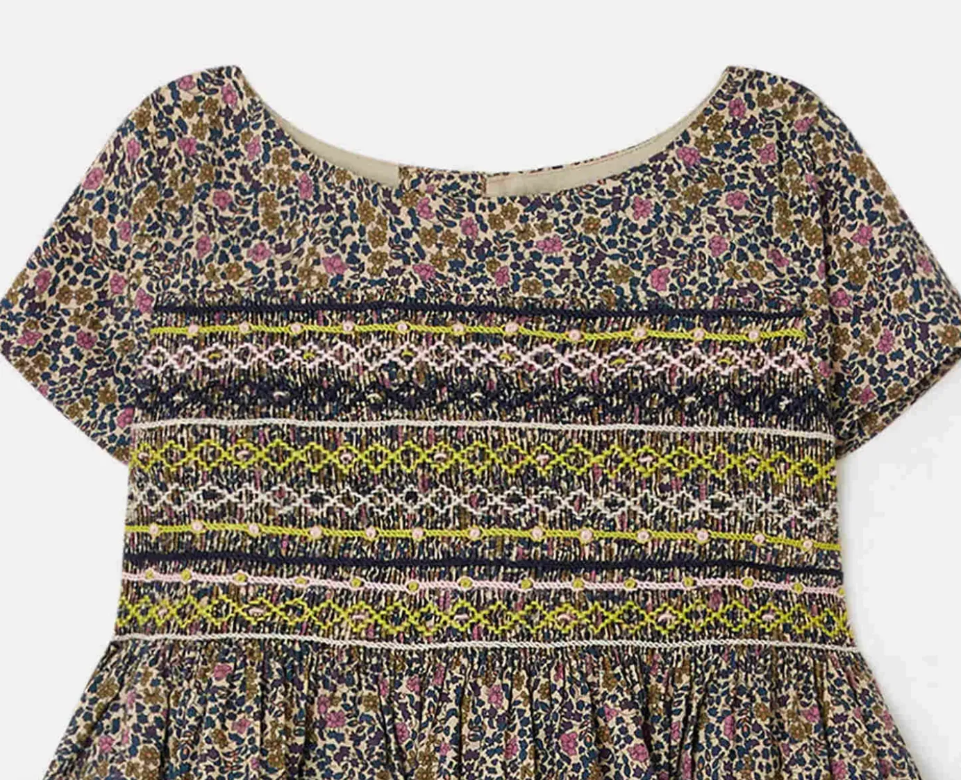 Ink Floral Habilee Duchesse Dress