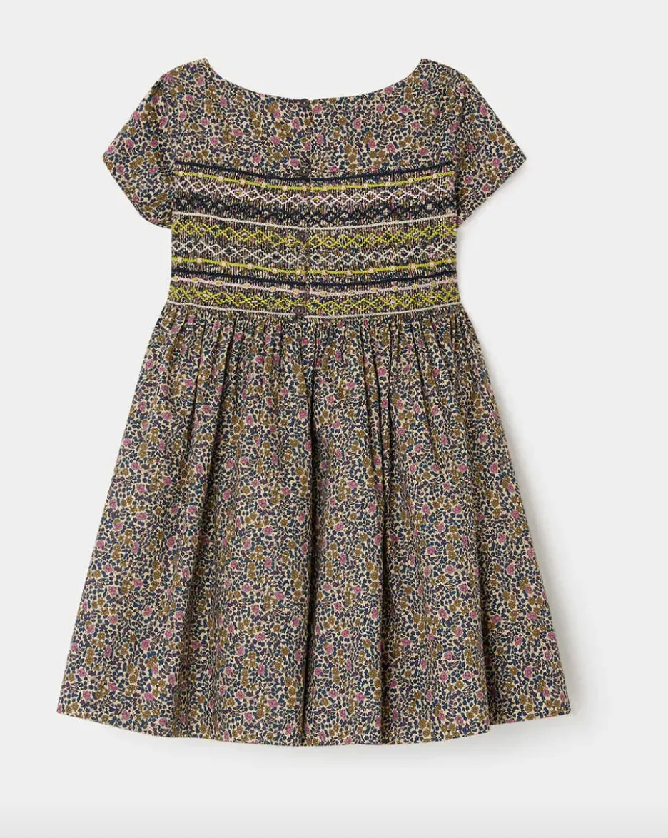 Ink Floral Habilee Duchesse Dress