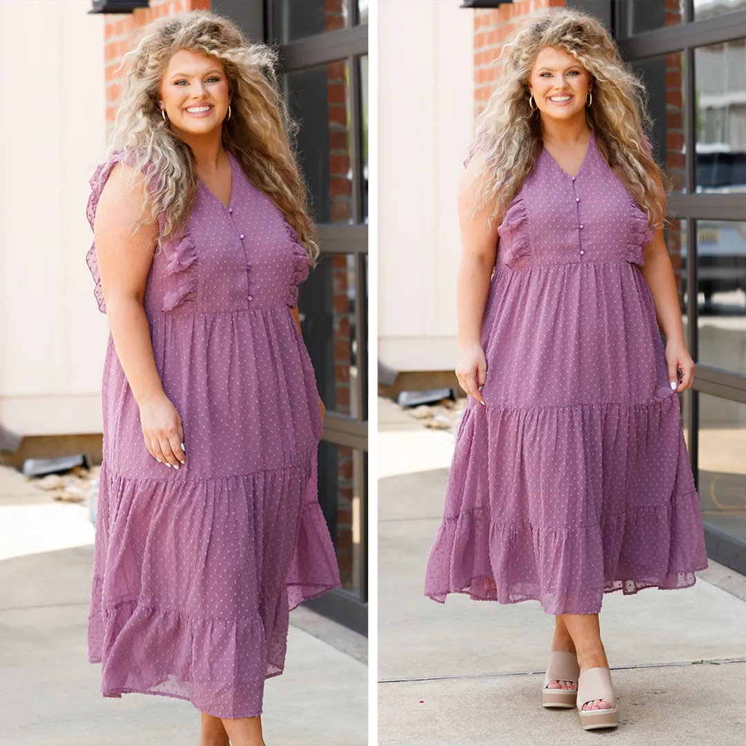 Into The Blooms Dress, Purple