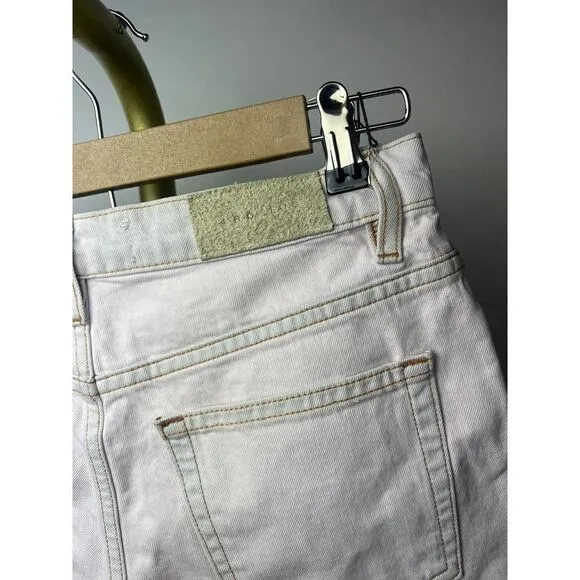 IRO Light Pink Button Fly Denim Shorts NWT Sz. 26