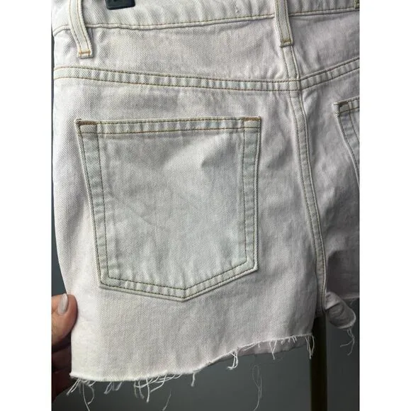 IRO Light Pink Button Fly Denim Shorts NWT Sz. 26