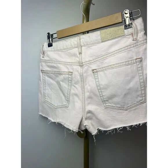 IRO Light Pink Button Fly Denim Shorts NWT Sz. 26