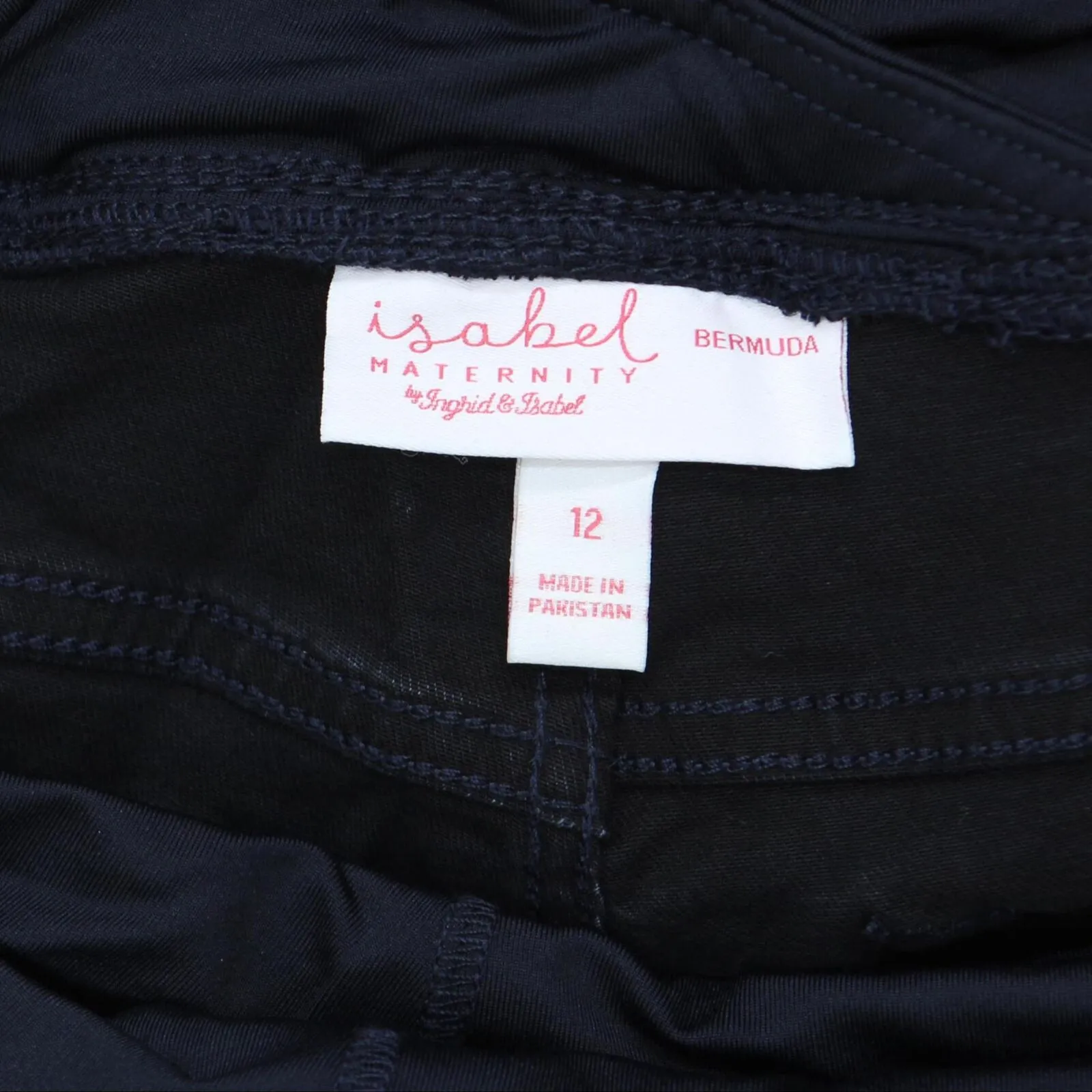 Isabel Maternity By Ingrid & Isabel Over Belly Bermuda Maternity Jean Shorts