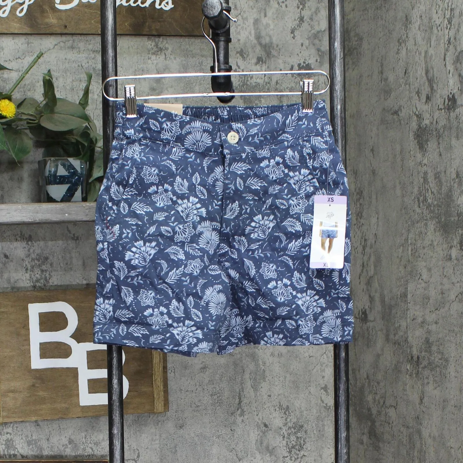Jachs Womens Elastic Waist Chino Shorts 1751946