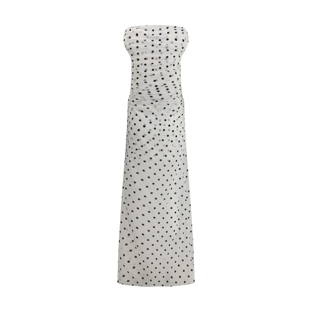 Jacquemus Rita pois long Dress