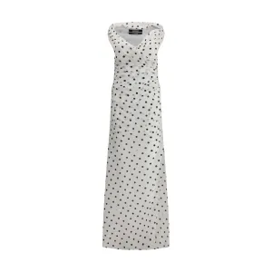 Jacquemus Rita pois long Dress