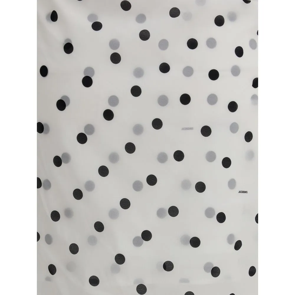 Jacquemus Rita pois long Dress