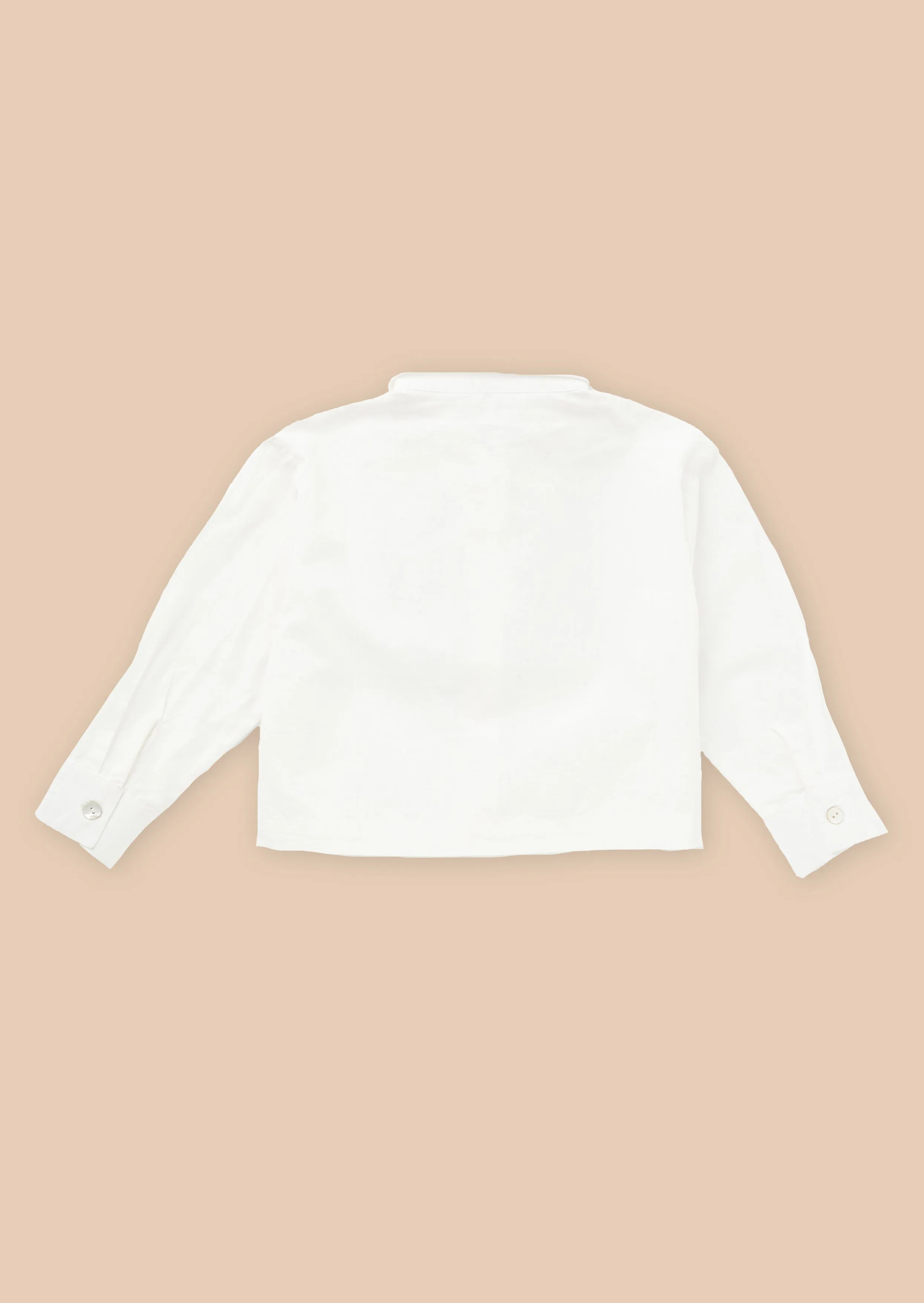 Jade White Diamonte Shirt