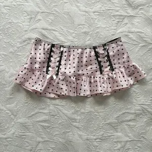 JazzHer Polka dot lace retro mini skirt Y2K casual street rock Harajuku cute emo girl punk gothic fashion summer new style women's skirt
