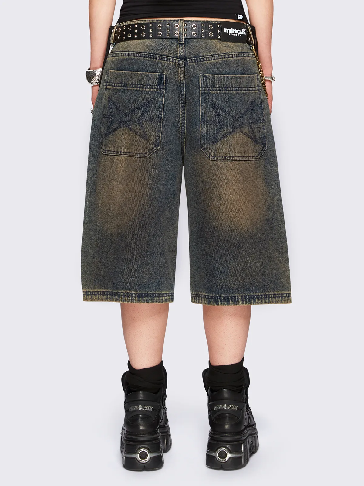 Jen Blue Washed Jorts