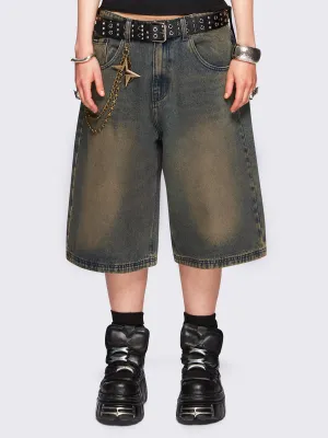 Jen Blue Washed Jorts