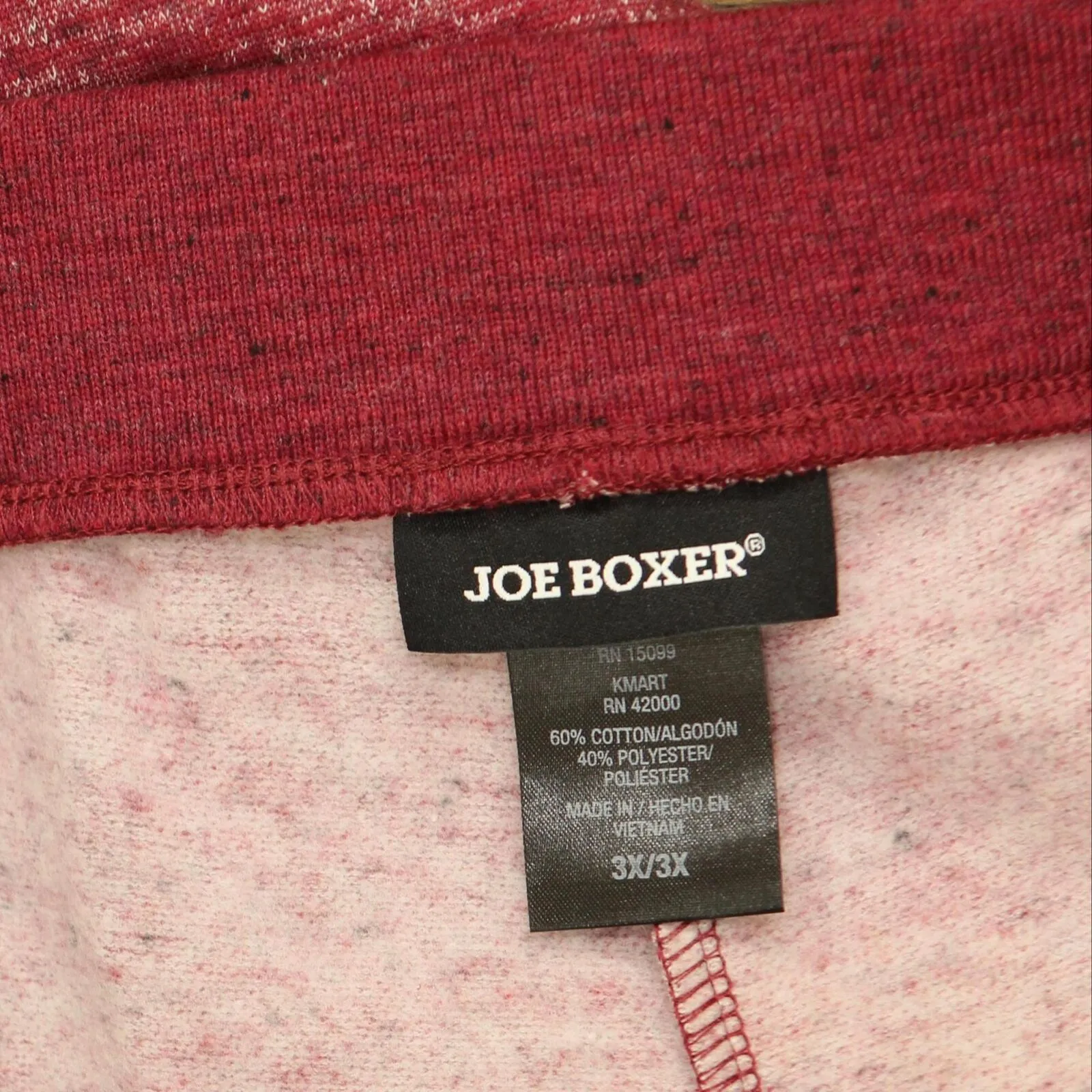 Joe Boxer Womens Plus Size Knit Athletic Shorts 166ed8f3fedb78 Red 3X
