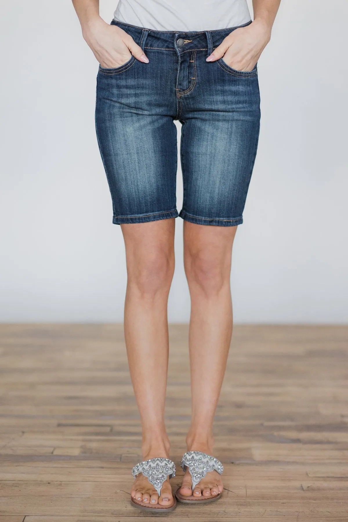 Judy Blue Denim Shorts - Emma Wash