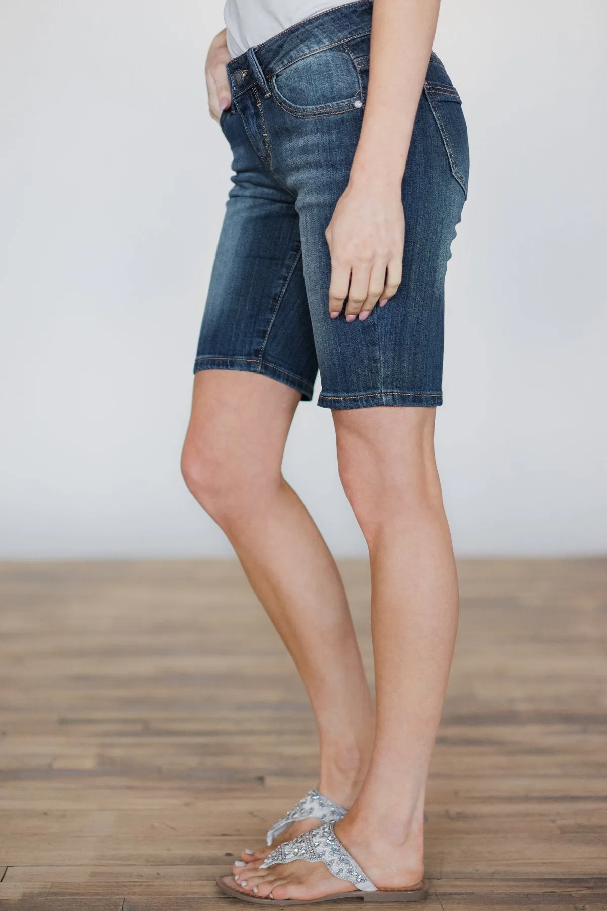 Judy Blue Denim Shorts - Emma Wash