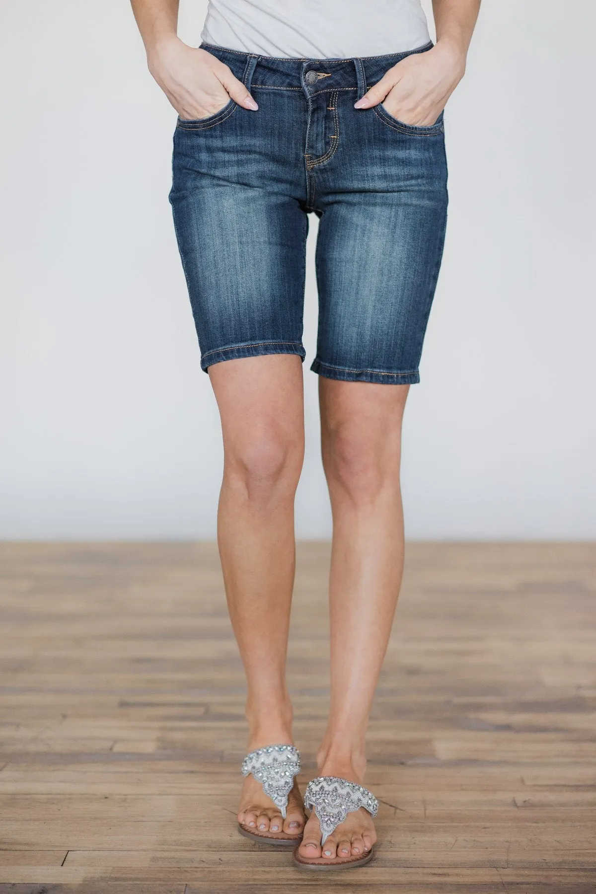 Judy Blue Denim Shorts - Emma Wash