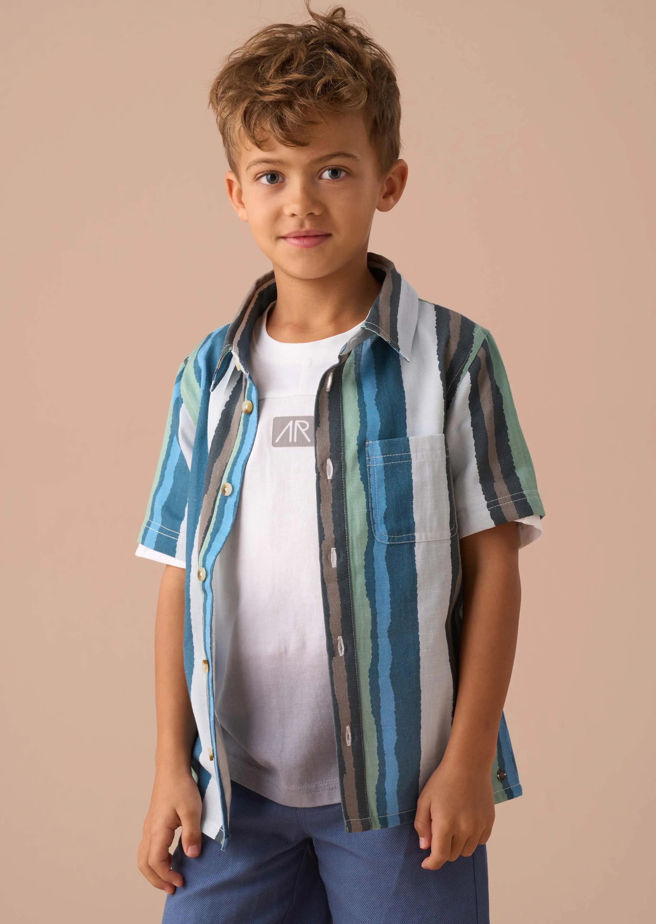 Kai Painted Stripe Shirt