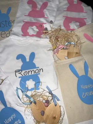 Kids personalised Easter T-shirt