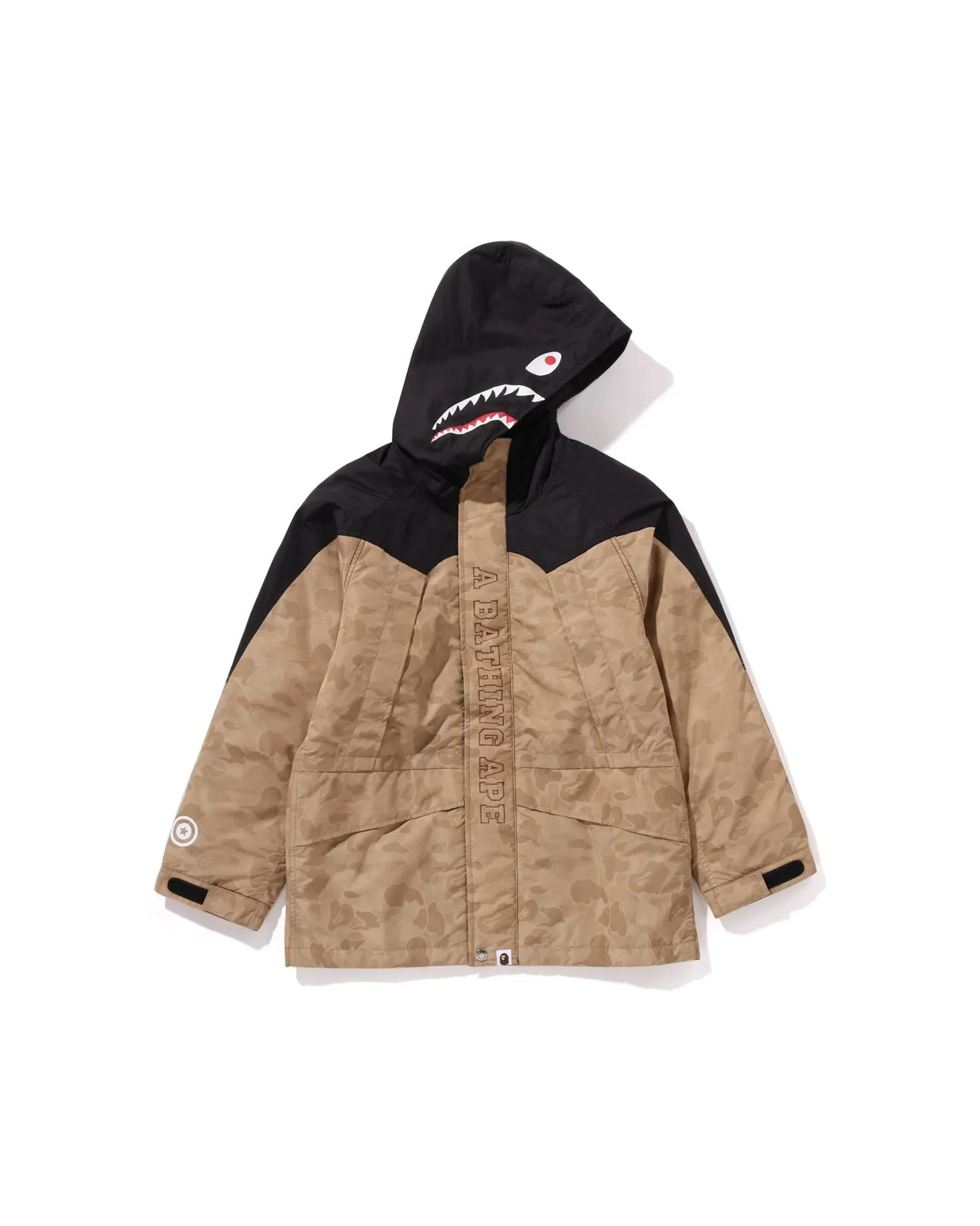 Kids Solid Camo Shark Snowboard Jacket Jr