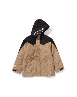 Kids Solid Camo Shark Snowboard Jacket Jr