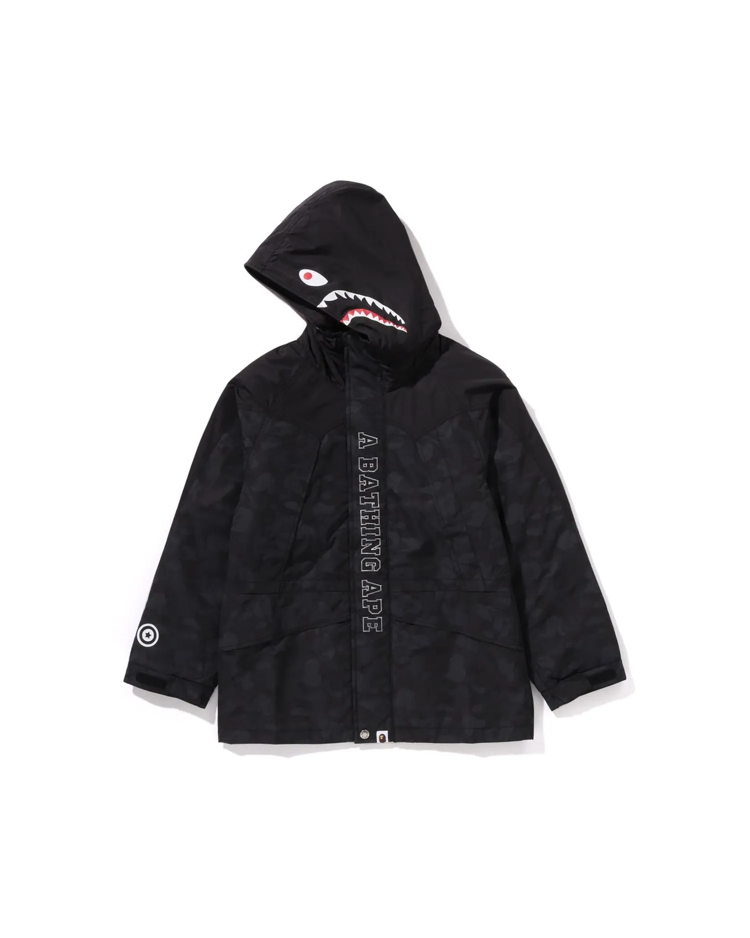 Kids Solid Camo Shark Snowboard Jacket Jr