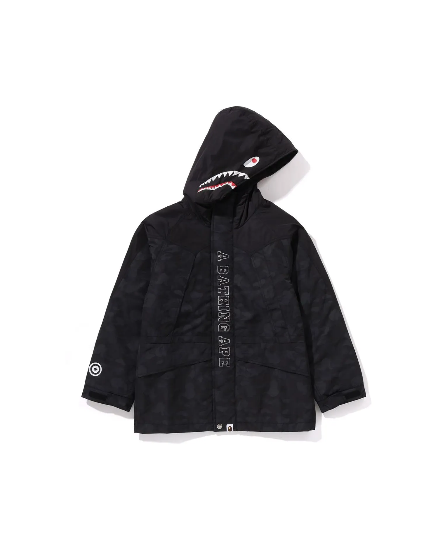 Kids Solid Camo Shark Snowboard Jacket Jr