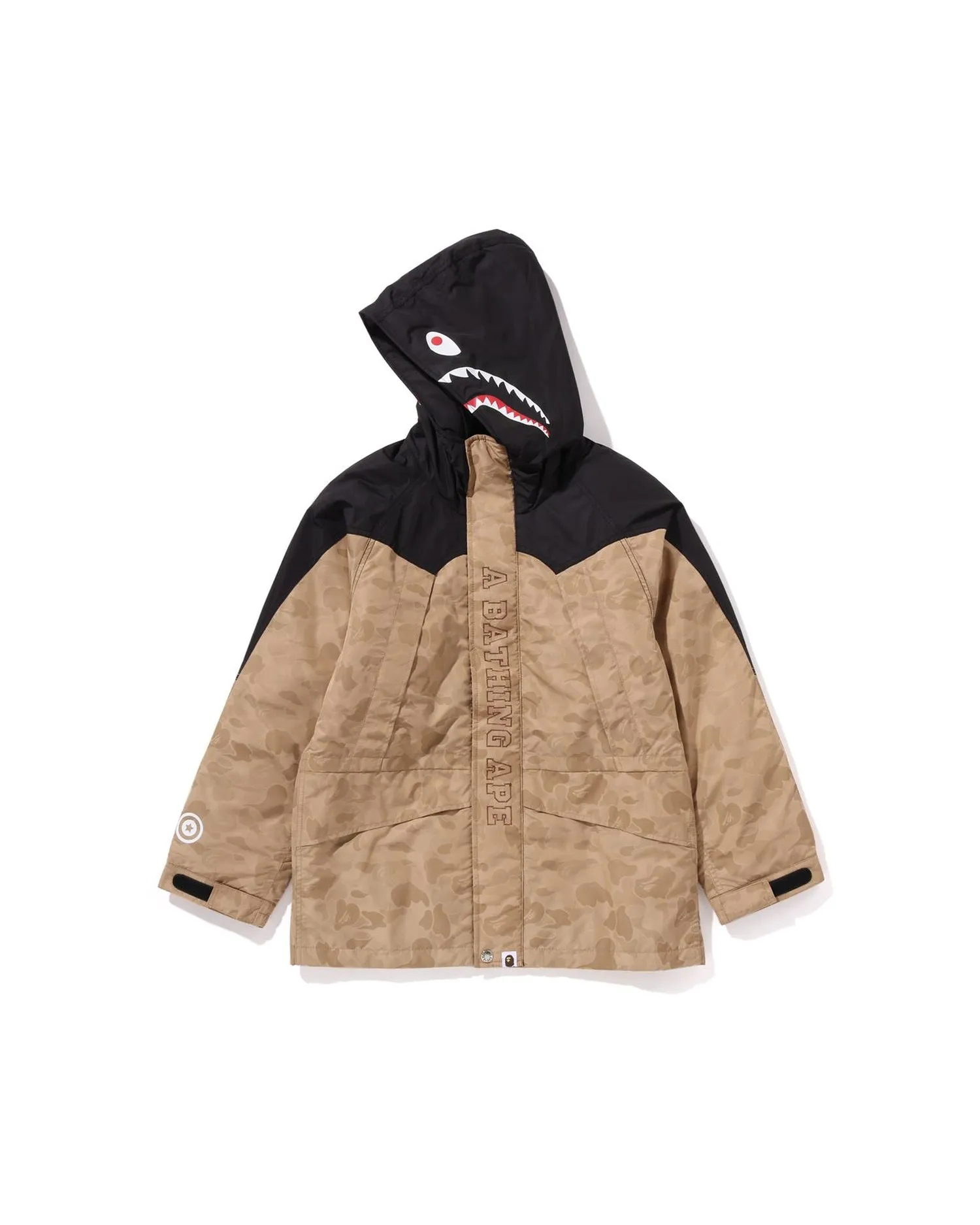 Kids Solid Camo Shark Snowboard Jacket Jr