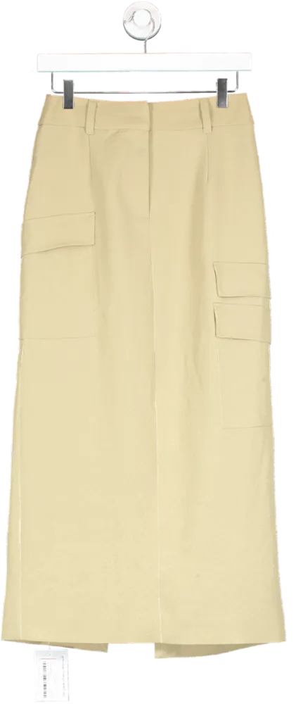 kookai Beige Ariel Low Rise Pant UK 6