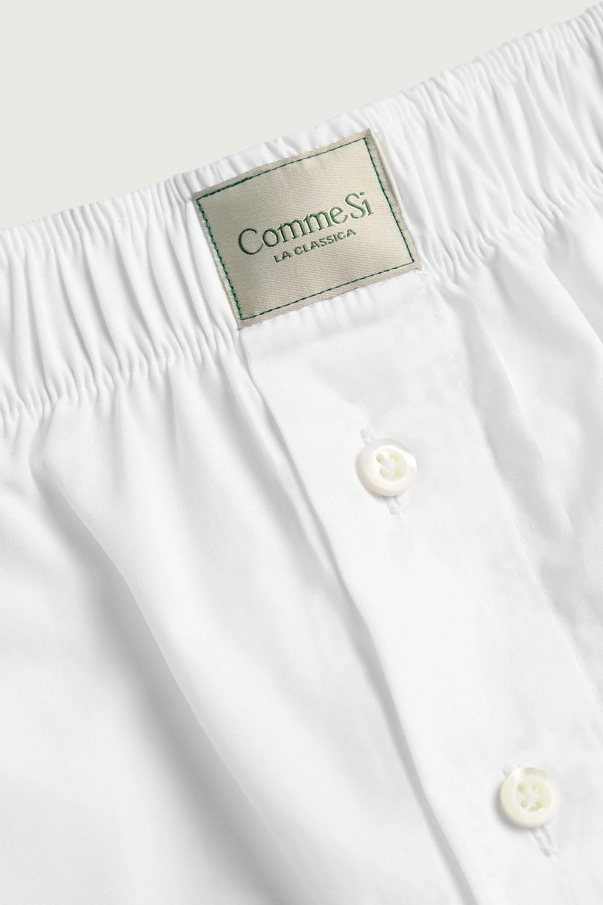 La Boxer Clasica in White