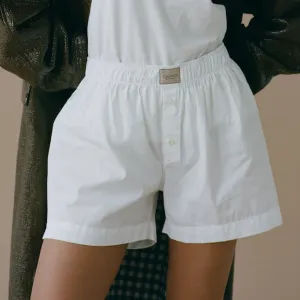 La Boxer Clasica in White