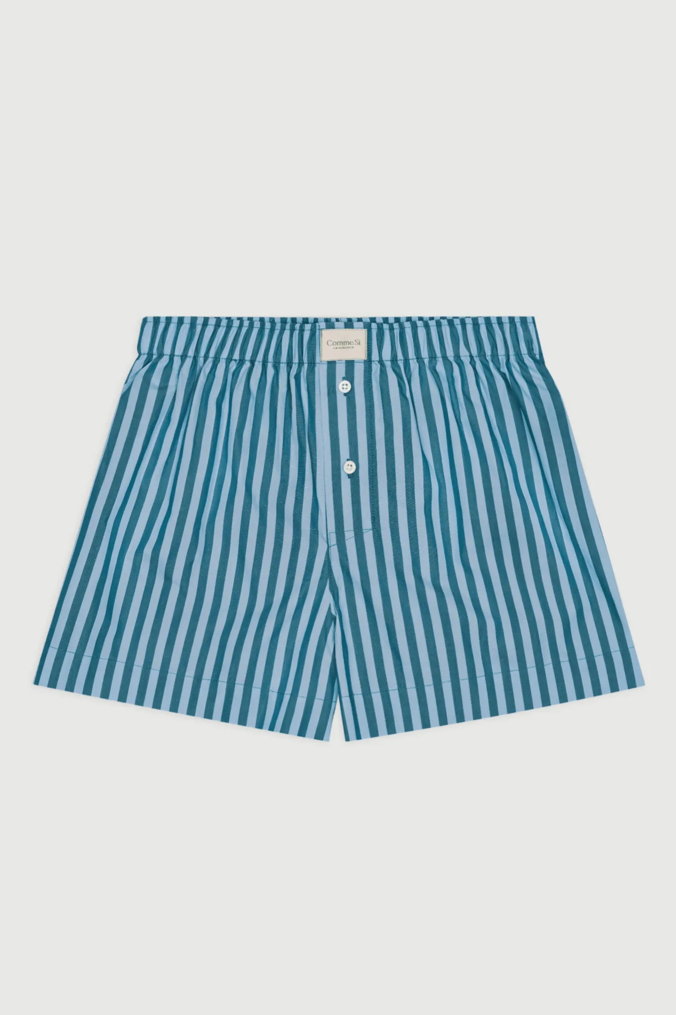 La Boxer Classica in Lagoon Stripe