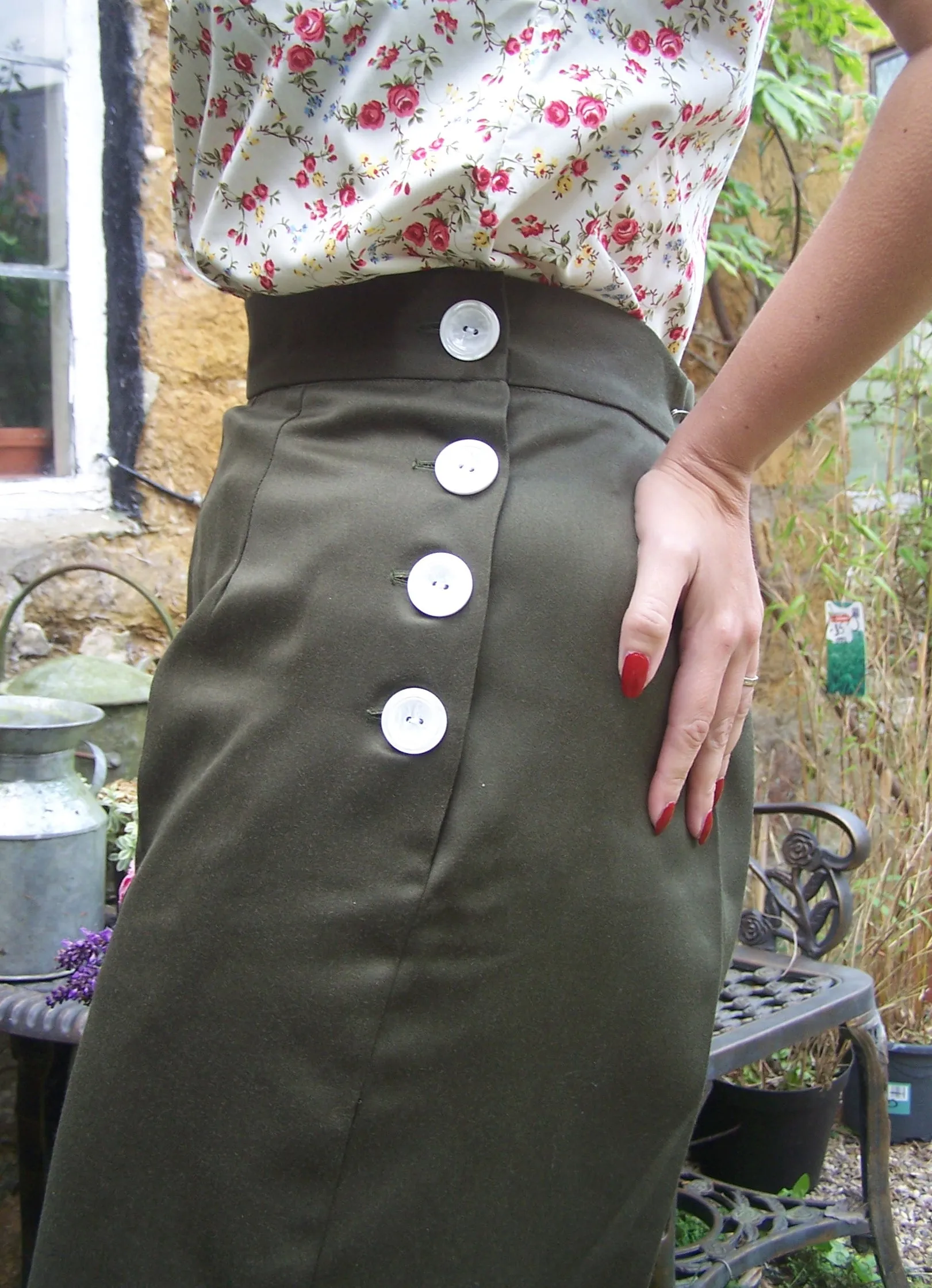 Ladies Swing Trousers - Olive Oyl