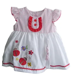 Ladybird Embroidered Polka Dots (FAR7551)