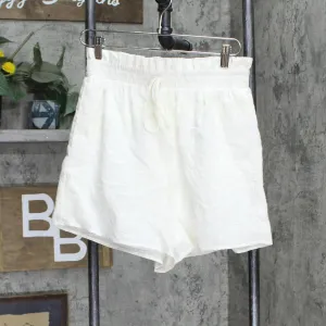 LC Lauren Conrad Womens Woven Floral Tie Front Shorts 165f84d1b25c9d White M