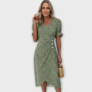 Lena | Floral Wrap Dress