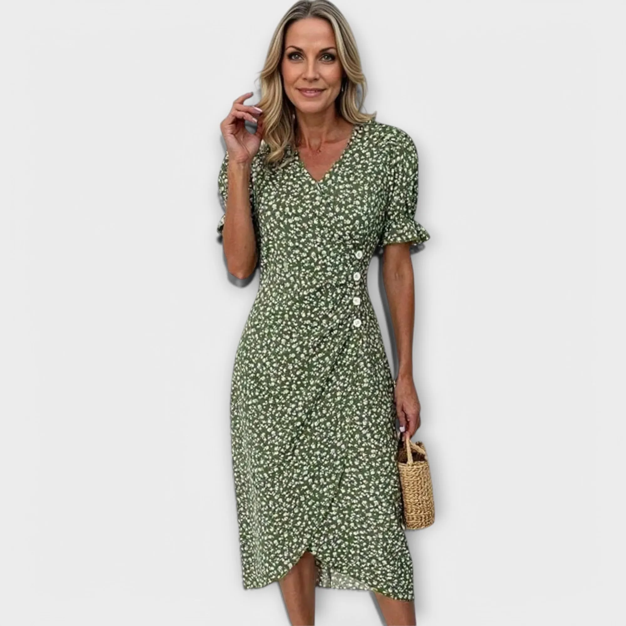 Lena | Floral Wrap Dress