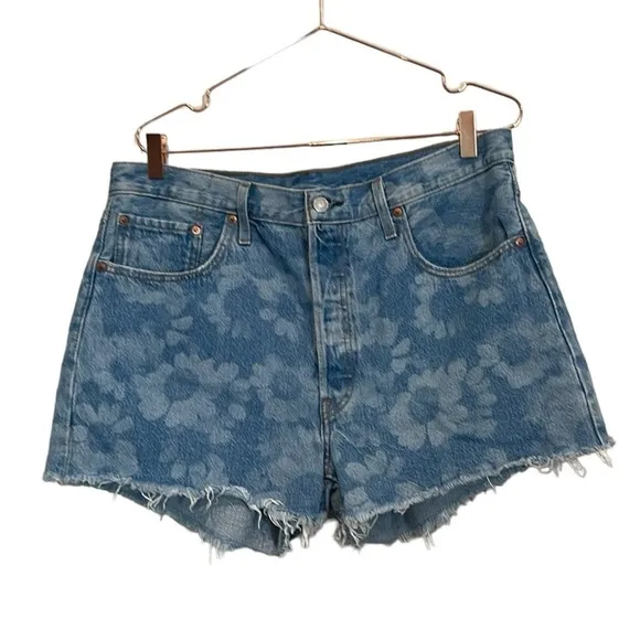 Levi’s floral denim shorts.  Size 33