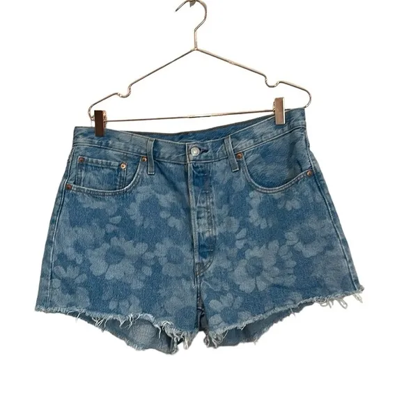 Levi’s floral denim shorts.  Size 33