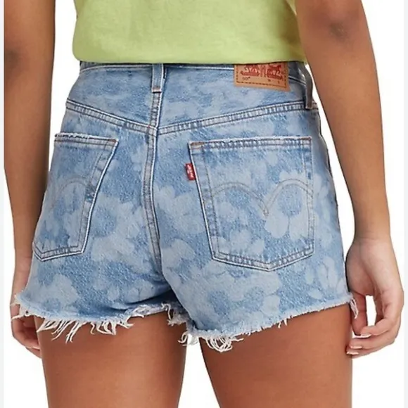 Levi’s floral denim shorts.  Size 33