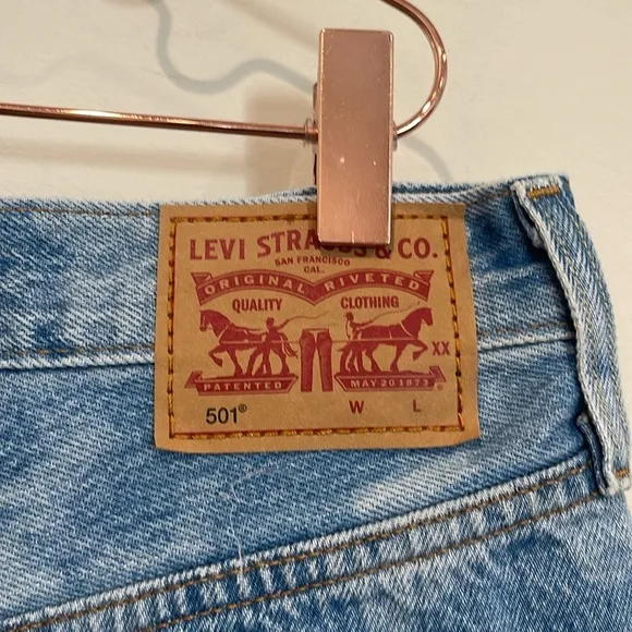 Levi’s floral denim shorts.  Size 33