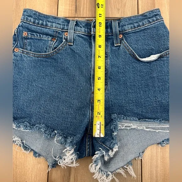 Levi’s medium wash shorts